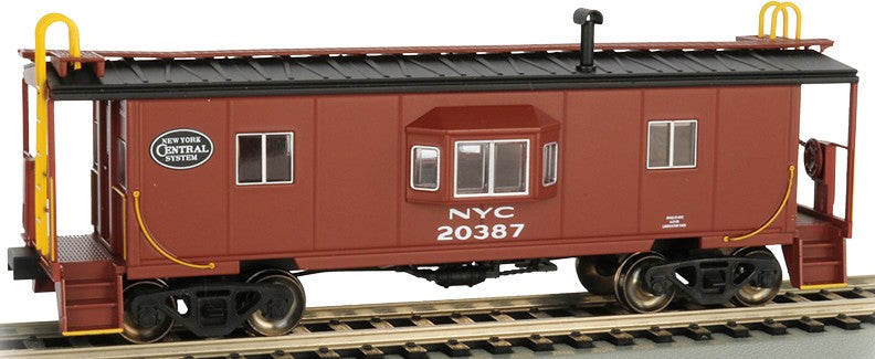 Bachmann 73201 HO Bay Window Caboose w/Roof Walk New York Central