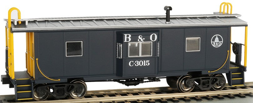 Bachmann 73204 HO Bay Window Caboose w/Roof Walk Baltimore & Ohio