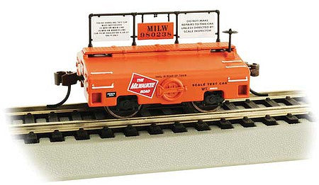 Bachmann 74407 HO Scale Scale Test Weight Car - Ready to Run -- Milwaukee Road #980238