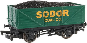 Bachmann 77002 HO Scale Thomas and Friends(TM) - Coal Wagon with Load -- Sodor Coal Company