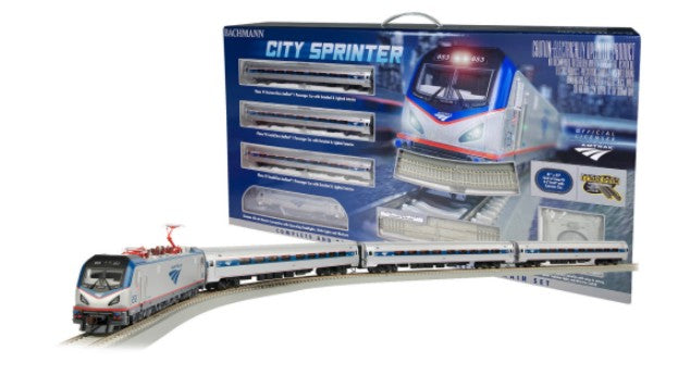 Bachmann 772 HO Amtrak City Sprinter Train Set (D)