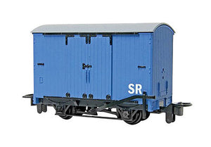Bachmann 77202 HOn30 Scale Narrow Gauge Boxcar (Box Van) - Thomas & Friends(TM) -- SR (blue)