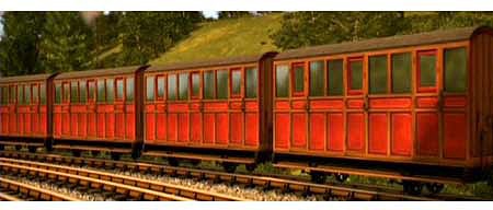 Bachmann 77205 HOn30 Scale Passenger Carriage - Thomas and Friends(TM) -- Red