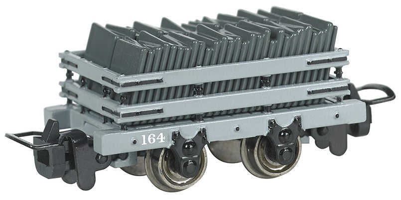 Bachmann 77303 HO Narrow Gauge Thomas & Friends Slate Wagon w/Load #164