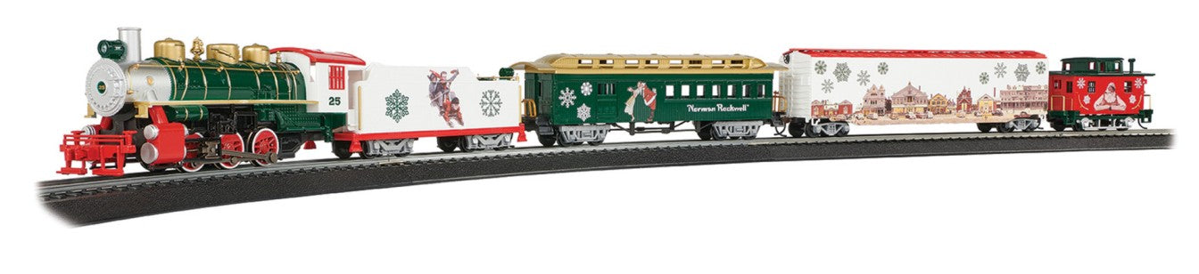 Bachmann 774 HO Norman Rockwell Christmas Express Train Set