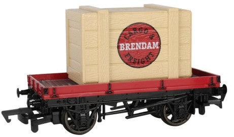 Bachmann 77402 HO Thomas & Friends Plank Wagon w/Brendam Cargo & Freight Crate