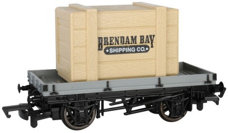 Bachmann 77403 HO Thomas & Friends Plank Wagon w/Brendam Bay Shipping Co. Crate