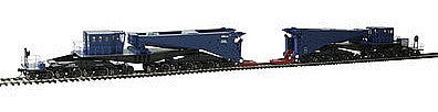 Bachmann 80511 HO Scale 380-Ton Schnabel Car w/Retort Load - Ready to Run - Spectrum(R) -- Blue, Black