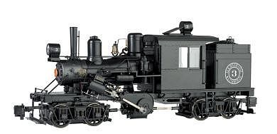 Bachmann 85094 G Scale 2-Truck Climax - Standard DC - Spectrum(R) -- Elk River Coal & Lumber Co. #3