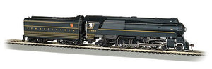 Bachmann 85302 HO Scale Streamlined Class K4 4-6-2 Pacific - Sound and DCC -- Pennsylvania Railroad #2665 (black, Yellow Stripes; Futura Lettering)