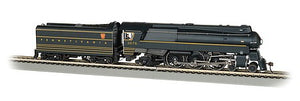 Bachmann 85303 HO Scale Streamlined Class K4 4-6-2 Pacific - Sound and DCC -- Pennsylvania Railroad #3678 (black, Yellow Stripes; Futura Lettering)