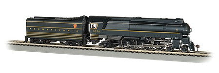 Bachmann 85303 HO Scale Streamlined Class K4 4-6-2 Pacific - Sound and DCC -- Pennsylvania Railroad #3678 (black, Yellow Stripes; Futura Lettering)