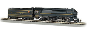 Bachmann 85304 HO Scale Streamlined Class K4 4-6-2 Pacific - Sound and DCC -- Pennsylvania Railroad #5338 (black, Yellow Stripes; Futura Lettering)