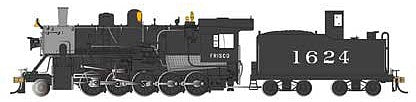 Bachmann 85403 HO Scale Baldwin 2-10-0 Russian Decapod - WowSound(R) and DCC - Spectrum(R) -- St. Louis - San Francisco #1624 (black, graphite)