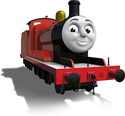 Bachmann 91403 G Scale James the Red Engine w/Moving Eyes - Thomas & Friends(TM) -- #5 (red)