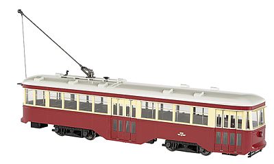 Bachmann 91703 G Scale Peter Witt Streetcar - Standard DC -- Toronto Transportation Commission (maroon, cream, white)