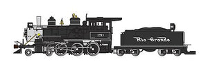 Bachmann 91801 G Scale 4-6-0 - Standard DC - Sound-Ready with Installed Speaker -- Denver & Rio Grande Western #170 (black, silver)