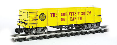 Bachmann 92718 G Scale Gondola - Ready to Run -- Ringling Bros. and Barnum & Bailey #121