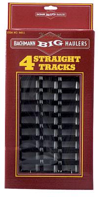 Bachmann 94511 G Scale Steel Alloy Track with Plastic Ties - Straight -- pkg(4)