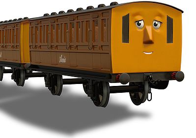 Bachmann 97001 G Scale Annie The Coach Car - Thomas & Friends(TM) -- Gold