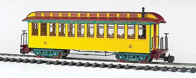 Bachmann 97205 G Scale Classic Coach Car -- Grizzly Flats Railroad