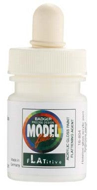 Badger 16804 Modelflex Flatitive Gloss Acrylic Paint Flattening Agent 1oz. Bottle
