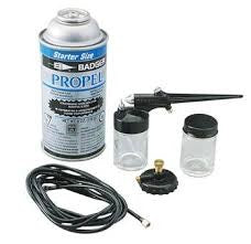 Badger 2503 Basic Single Action Bottom Feed Spray Gun Set w/Propel