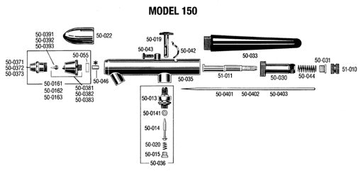 Badger 50043 Adjusting Screw for Model 100 & 150