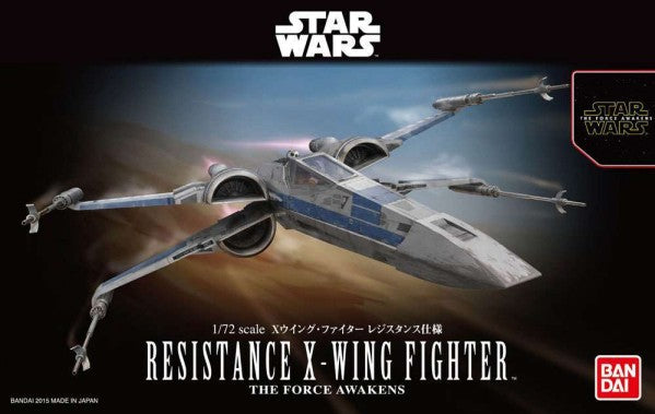 Bandai 202289 1/72 Star Wars The Force Awakens: Resistance X-Wing Fighter