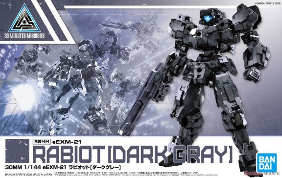 Bandai 5059536 1/144 30 Minute Missions (30MM) Series: #025 eEXM21 Rabiot Dark Gray (Snap)