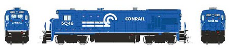 Rapido Trains 18561 HO Scale GE B36-7 - LokSound and DCC -- Conrail 5024 (blue, white, white sill stripe)