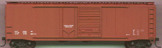 Accurail 5398 Ho 50' Aar Cd Boxcar Data Red