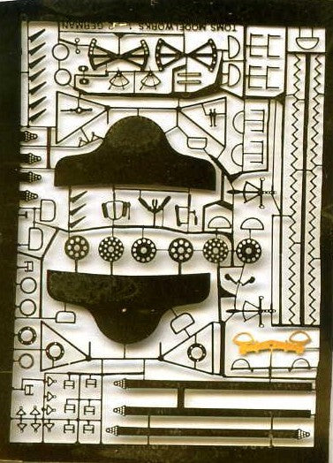 Toms Model Works 302 1/72 WWI German Cockpit Detail Set (D)