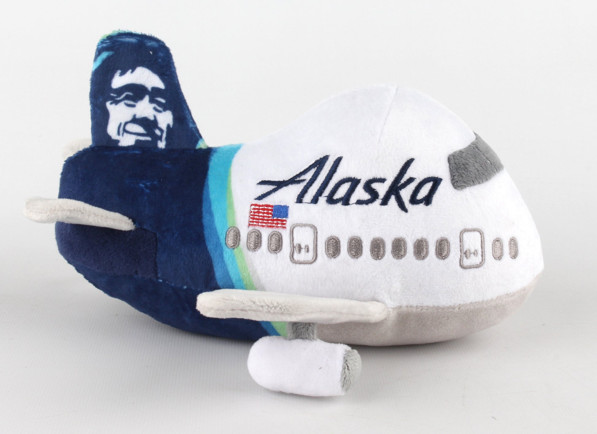 Daron Plush Toys MT020-1 Alaska Plush Airplane W/Sound