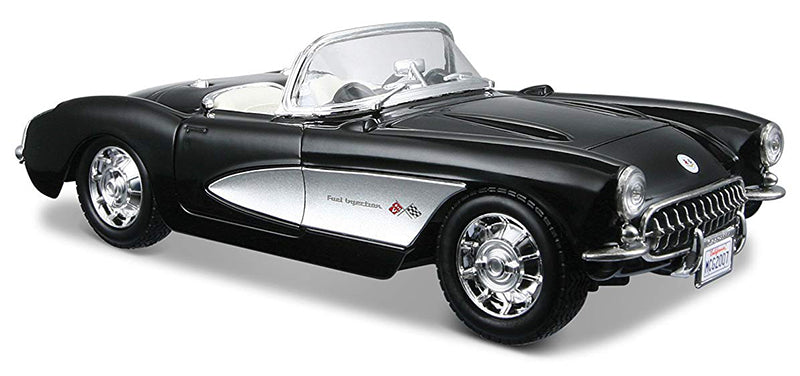 Maisto 31275BK 1/24 Scale 1957 Chevrolet Corvette Convertible