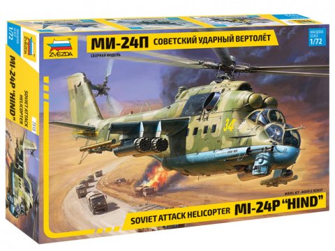 Zvezda 7315 1/72 Soviet MI24P Hind Attack Helicopter