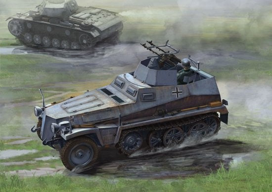 Dragon Models 6878 1/35 SdKfz 250/4 Ausf A Leichter Halftrack w/Zwilling MG34 Gun 1939-45