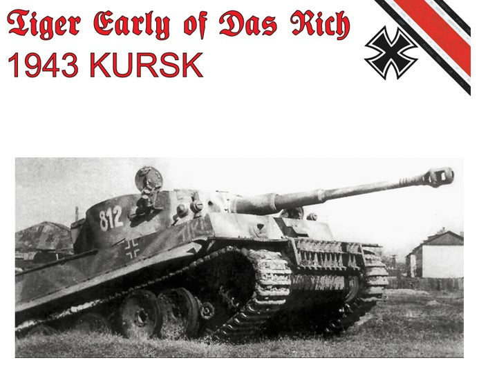Border Models TK7203 1/72 Tiger I Early Das Reich Division Tank Kursk 1943