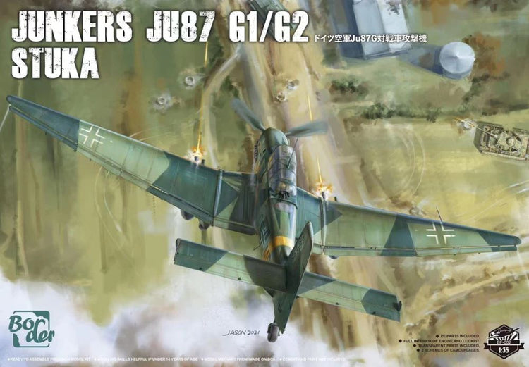 Border Models BF2 1/35 Junkers Ju87G1/G2 Stuka Herman Dive Bomber