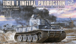 Border Models BT14 1/35 Tiger I Initial Production PzKpfw VI Ausf E sPzAbt 502 Tank Leningrad Region 1942-43 Winter (3 in 1)