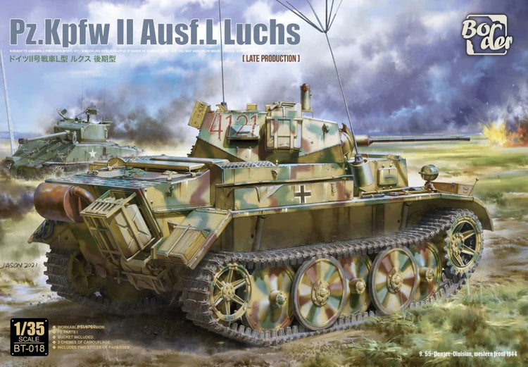 Border Models BT18 1/35 PzKpfw II Ausf L Luchs Late Production Tank