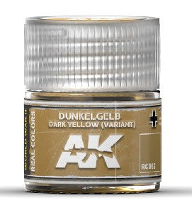 AK Interactive RC62 Real Colors: Dark Yellow (Variant) Acrylic Lacquer Paint 10ml Bottle