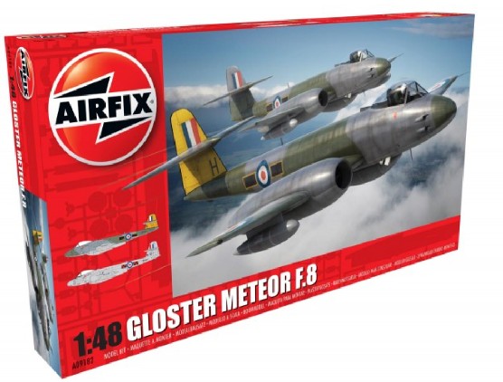 Airfix 9182 1/48 Gloster Meteor F8 British Jet Fighter (D)