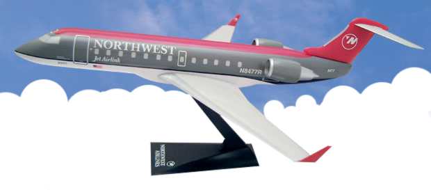 Flight Miniatures LP6837 Crj-200 Northwest 1/100 (90'S Scheme)