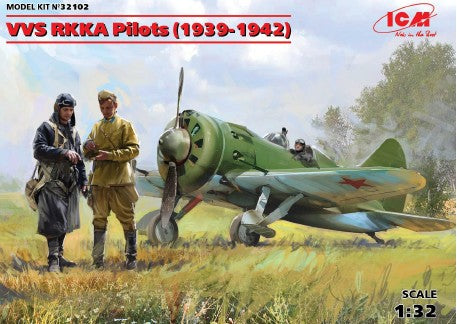 ICM Models 32102 1/32 Soviet Air Force (VVS RKKA) Pilots 1939-1942 (3) (D)