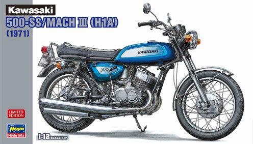Hasegawa 21735 1/12 1971 Kawasaki 500 SS/Mach III Motorcycle (Ltd Edition)