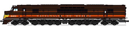 Broadway Limited 2507 HO Scale Baldwin Centipede A Unit w/Sound & DCC - Paragon4(TM) -- National Railways of Mexico #6405 (As-Delivered Scheme)