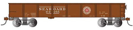 Bachmann 17222 HO Scale 40' Gondola - Ready to Run - Silver Series(R) -- Seaboard Air Line #90255 (Boxcar Red, Heart Logo)