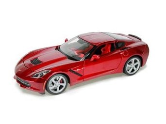 Maisto 31182RED 1/18 2014 Corvette Stingray Coupe (Met. Red)