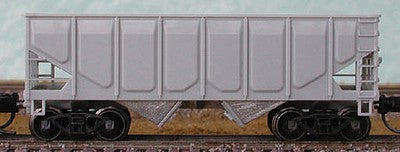 Bluford Shops 62000 N Scale USRA 30'6" 2-Bay Panel-Side Hopper w/Load - Ready to Run -- Undecorated